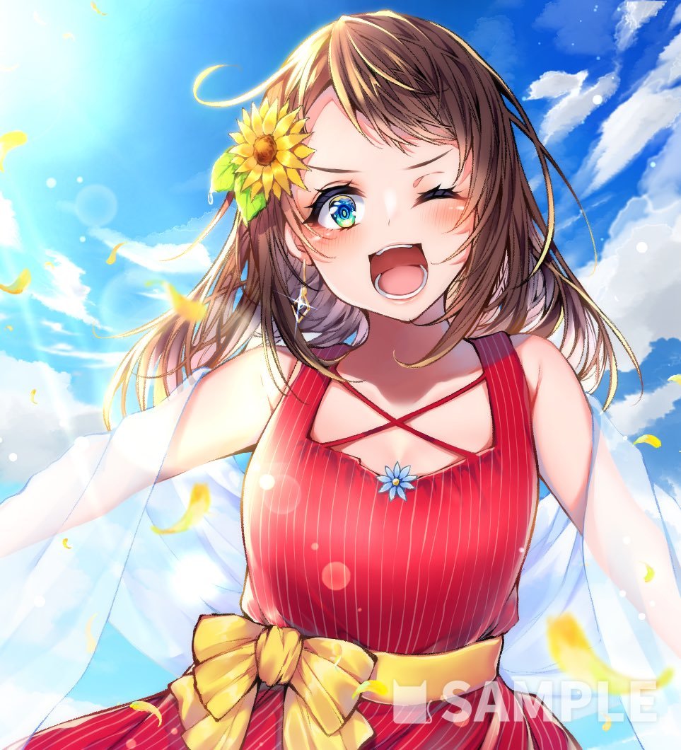 オリジナル 夏の女の子 イラスト制作依頼はタノムノ