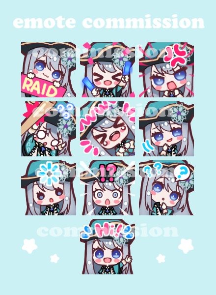 Twitch Youtube Lineスタンプ Gifアニメエモート用イラスト 商用利用可 イラスト制作依頼はタノムノ